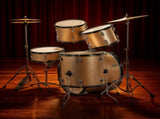 Full Size Adult Drum Set 5-Piece Champagne with Bass Drum, two Tom Drum, Snare Drum, Floor Tom, 16" 20420021
