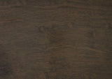 Transitional Dark Walnut Finish Two Drawers Nightstand 1pc Wooden Bedroom Furniture Solid Rubberwood B011P332262