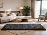Full Size Japanese Tatami Mattress, 80" x 54" x 3.5" 9-Layer Foldable Futon Floor Mat with Storage 09768167