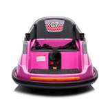 ZNTS 12V ride on bumper car for kids,1.5-5 Years Old,Baby Bumping Toy Gifts W/Remote Control, LED W1396126983