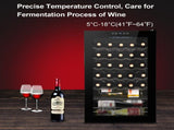 JC-85 115V 85W 3.0cu.ft/85l Electronic Wine Cabinet Cold Rolled Sheet Transparent Glass Door / 68774544