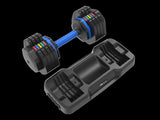 ZNTS Adjustable Dumbbell - 55lb Single Dumbbell with Anti-Slip, Fast Adjust Weight by Turning 54473935