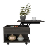 Luanda Lift Top Coffee Table, Casters, One Shelf -Espresso B07091882