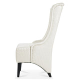 23.03" Wide Faux Leather High-Back Accent Chair, Comfy High Wingback Chair, Living Room Chair with W68057037