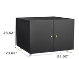 Office furniture Copier Cabinet black 2 door steel copier stand mobile pedestal file Printer Stand 39701117