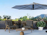 Outdoor High Back Chair Cushions Set of 2, 42"x21"x4" Tufted Waterproof Patio Cushion for Rocking & 51827174
