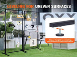 2' x 5.6' Grid Wall Panels Tower, 2 Packs Wire Gridwall Display Racks with T-Base Floorstanding, 98706448