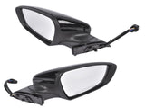 Left & Right Side Black Power Heated Mirror with Signal Light Fit for Kia Forte LX Sedan 4-Door 1.8L 84154169