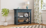 ZNTS TREXM Retro Console Table with Drawer and Two Sturdy Shelves for Entryway, Living Room N715P195561M