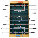 ZNTS 54-Inch Hurricane Foosball Table for Family Game Rooms with Light Cherry Finish, Analog Scoring and 20056941