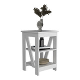 Taylor End Table, Side Table, Nightstand, 3-Tier Storage Shelf, Sofa Table for Small Space B200P188840
