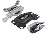 3Pcs Engine Mount Set A5592 A5520 A5612 for 2013-2016 Ford Escape 1.6L, 2017-2019 1.5L 92054507