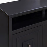 83 inch Electric Fireplace TV Stand for TVs up to 95 inches, Minimal Assembly, Black Finish GL-B108P160238