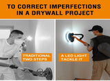 Drywall Sander with Vacuum Dust Collection, 6 Variable Speed Foldable Telescopic Electric Wall T3177P305032