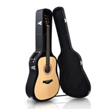 ZNTS Guitar Hard Case for Acoustic Guitar made of hard plywood wrapped in PU leather（No shipment on 15414695