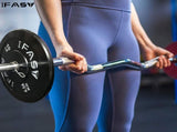 Barbell Bar Plates 4Ft Solid Iron Fitness Weightlifting 27331842