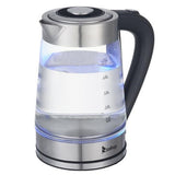 HD-250 110V 1200W 2.5L Electric Kettle with Blue Glass 26397150