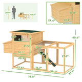 ZNTS Wooden Chicken Coop 21111125