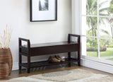 Vannes Espresso Storage Shoe Bench T2574P164222