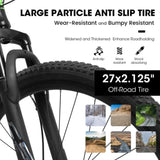 A27366 27 Inch Mountain Bike 21 Speed, Suspension Fork, Aluminum Frame Disc Brake, Mountain biking W709P292574