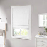 Basketweave Room Darkening Cordless Roman Shade B03598277