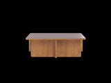 Luxury Walnut Wood Square Coffee Table with Large Hidden Storage, Expandable Tabletop Center Table W5909P533839