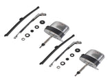 Silver Windshield Wiper Motor Kit Street Hot Rod Universal Boat Fit for Chevy Fit for Jeep 26475650