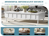 VIBE HAUS Lift-Top Coffee Table with Drawers, Modern Center Table with Foldable Top, N724P292514K