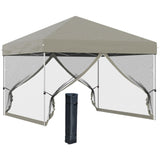 10' x 10' Pop Up Canopy Tent-Beige 68181939