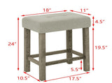 59 Inch Bar, Dining, Sofa with Power Outlet, 3 Upholstered Stools, 4 Piece Bar 13936224
