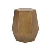 ZNTS [Ship to Canada only]METAL HAMMERED END TABLE N825P201279