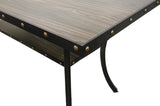 Dining Room Furniture Natural Wooden Rectangular Dining Table 1pc Counter Height Dining Table Only B011P160054