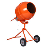 ZNTS 5.0 cu. ft. Portable Concrete Mixer,electric cement mixer ,ETL certificated copper motor W46541344