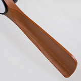 Hot sales 42 Inch Modern Black Ceiling Fan With Light 3 Solid Wood Blades Remote Control Reversible W2991P338643
