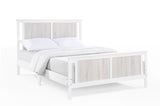 Connelly Full Bed White/Rockport Gray 27512-WH