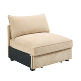 Armless sofa Velvet - Wheat W3041P293493