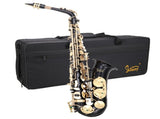 Alto Saxophone E-Flat Alto SAX Eb with 11reeds, case,carekit, Black Color 54900076