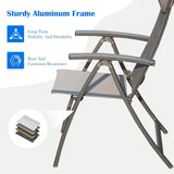 Patio Folding Chairs Set of 2,Textilene Fabric Seat W1859P321614