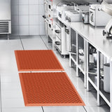 Red Rubber Floor Mat, 60*90*1cm, Anti-Fatigue & Durable 74480158