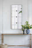 21x47" Traditional Decor Style Rectangle Antique Glass Wall Mirror, Wall Decor for for Bathroom W2078126445