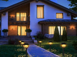 6Pack Solar Powered Stake Light Decorative Landscape Lamp IP45 Waterproof Auto On Off 80420771
