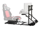 Enhanced and stable racing wheel cockpit, compatible with Fanatec, PXN, Thrustmaster, and Logitech W3229P339484