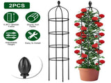 2 Packs Garden Obelisk Trellis 5.9FT Plants Tower for Climbing Plants Flower Vegetable Vine Support 84045793