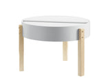 Bodfish White & Natural Round End Table B2726P244960