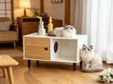 Wooden Cat House 76065634