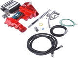Diesel Gasoline Fuel Transfer Pump 20GPM 12V w/Oil Meter for Gas Diesel Kerosene 71597434