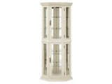 Lighted Corner Curio Cabinet - Glass Display Shelf with Tempered Glass Doors, Adjustable Shelving, W1758P300131
