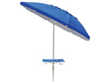 7 ft Round Blue Beach Umbrella, UV Protection UPF 50 17988102