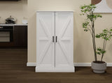 50" LED Kitchen Pantry Cabinet,Freestanding Buffet Cupboards Sideboard with 2 Doors with Racks and 2 W1120127335