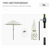 Outdoor beach umbrella/Sun Umbrella 92536397